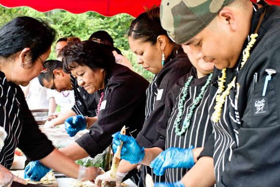 White Mountain Apache Chefs at The Chef's Garden