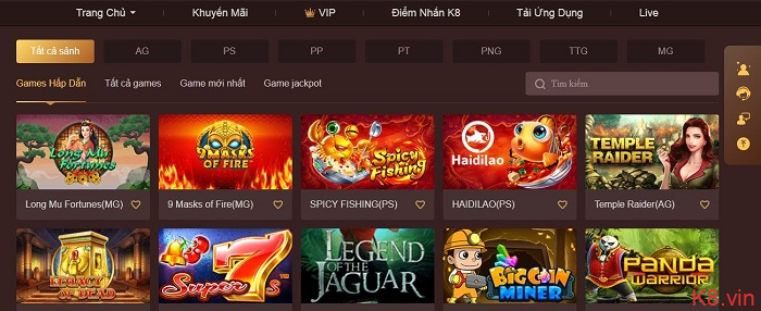 Game bài trực tuyến tại K8 mang đến sự trải nghiệm phong phú cho người chơi